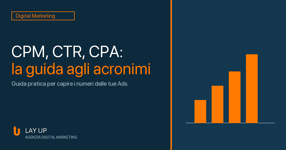 Al momento stai visualizzando CPM, CTR, CPA: la guida ai principali acronimi delle Ads (e perché contano davvero)