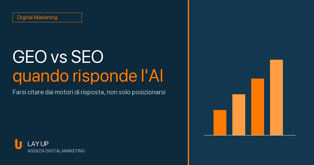 Al momento stai visualizzando GEO vs SEO: cosa cambia quando a rispondere è un’intelligenza artificiale