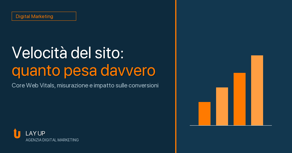 Al momento stai visualizzando Velocità del sito: quanto incide sulle conversioni e come misurarla